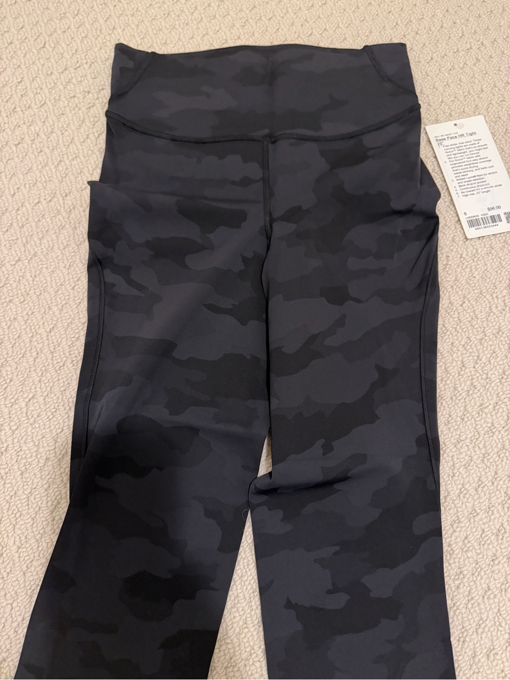 Lululemon Base Pace High-Rise Leggings - Black